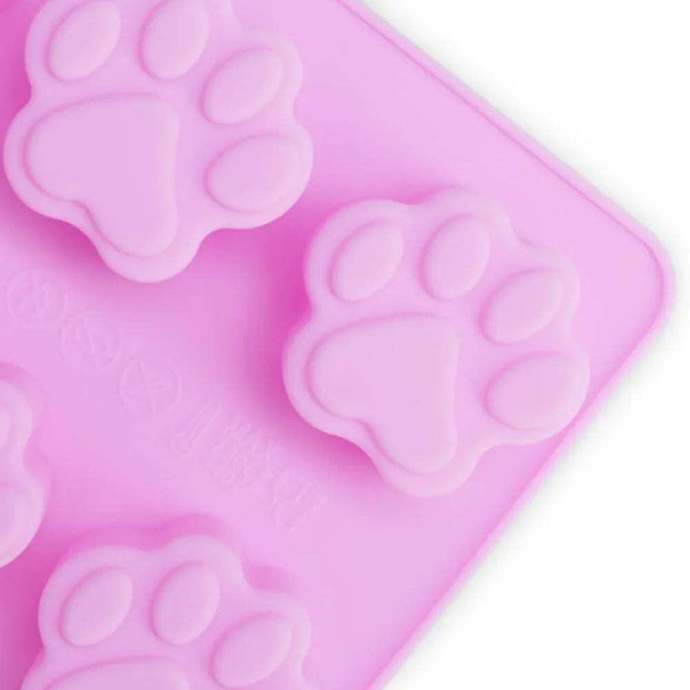 Puppy Dog Paw and Bone Silicone Molds, Non-Stick Food Grade Silicone Molds for C - Picture 5 of 7